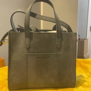 Portland Leather Lola Crossbody Tote, Deep Water